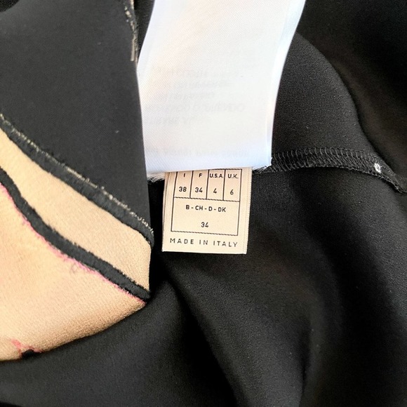 Emilio Pucci Pre Fall 2015 RTW Lightning bolt Gown Maxi Dress Long Sleeve Mesh - Picture 13 of 14